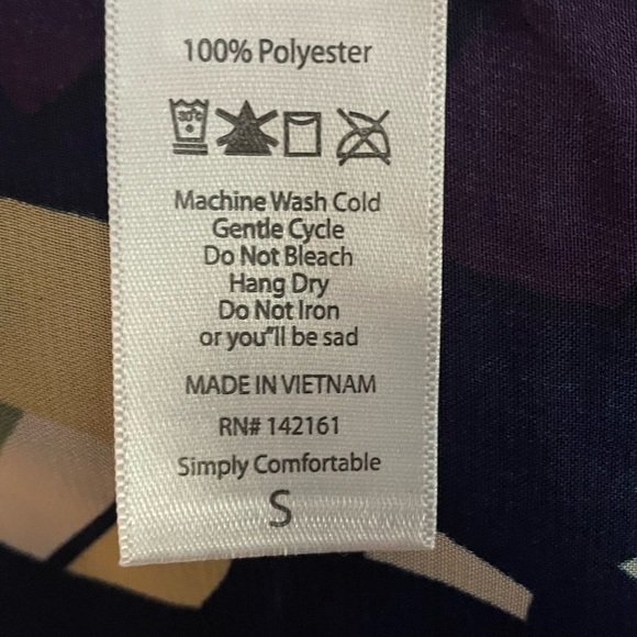 LuLaRoe Shirley Kimono, waterfall front, sheer, size small - Picture 11 of 11